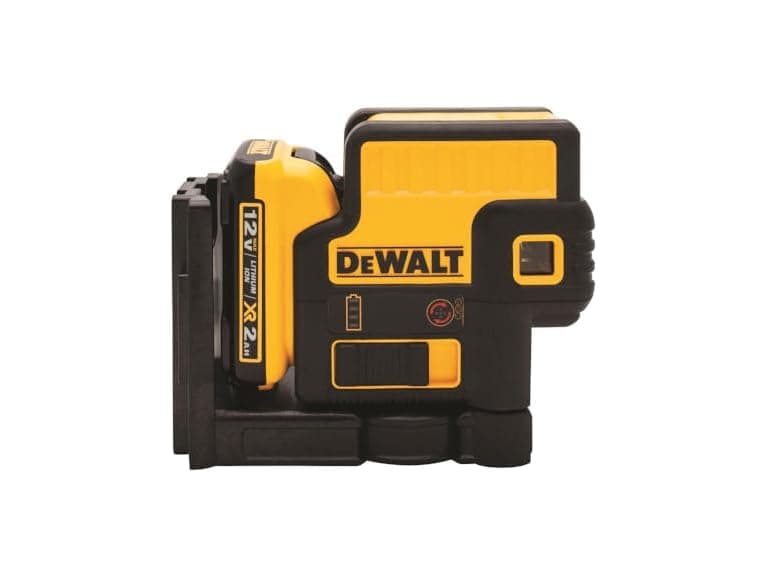 DEWALT DW085LR 12V MAX* Laser Level, 5 Spot Red, 100ft - Image 1