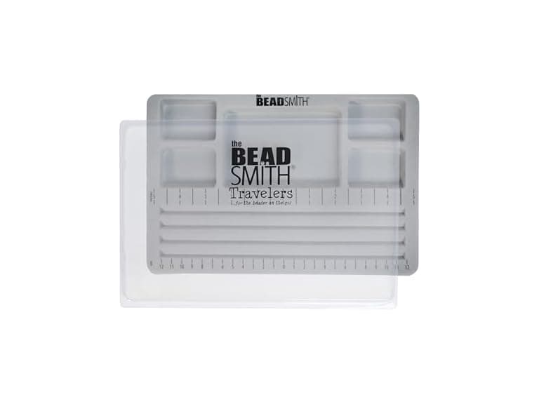 Beadsmith Mini Bead Board Grey Flocked - Image 1
