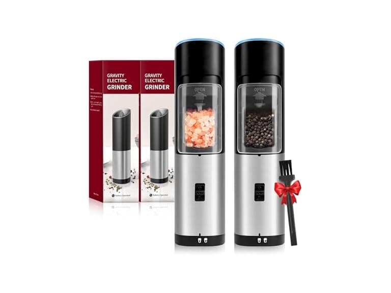 Gravity Electric Salt and Pepper Grinder Set - Image 1