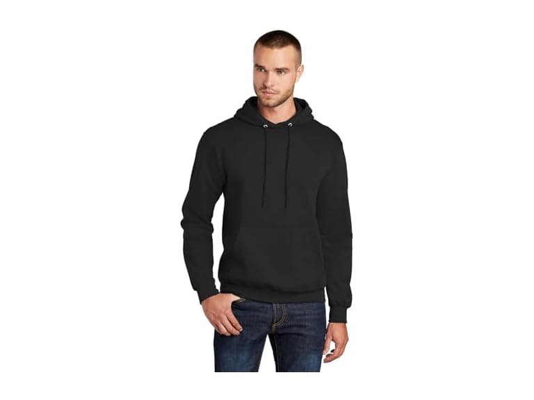 Port & Co (XL) Fleece Hooded Pullover - Image 1