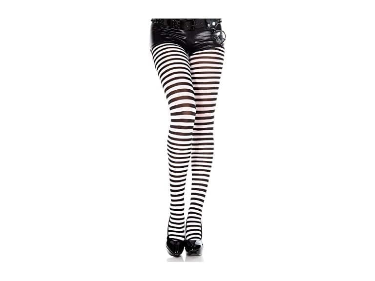Music Legs Striped Tights - One Size - Image 1