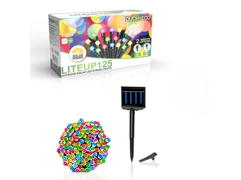 Solar LITEUP125 String Lights Multi Color - Image 1