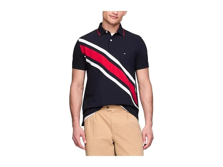 Tommy Hilfiger Men (M) Stretch Slim Pique Shirt - Image 1