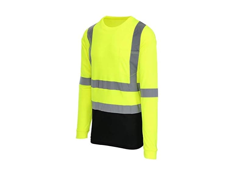 West Chester Hi-Vis Color Block Safety Long Sleeve Shirt XXL - Image 1
