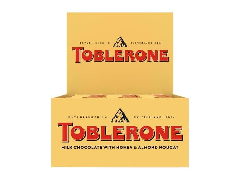 12PK TOBLERONE Milk Chocolate Bar with Honey - Image 1