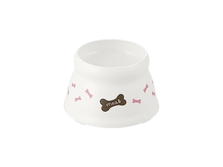 Richell - Raised Dog Bowl Small, Bone - Image 1