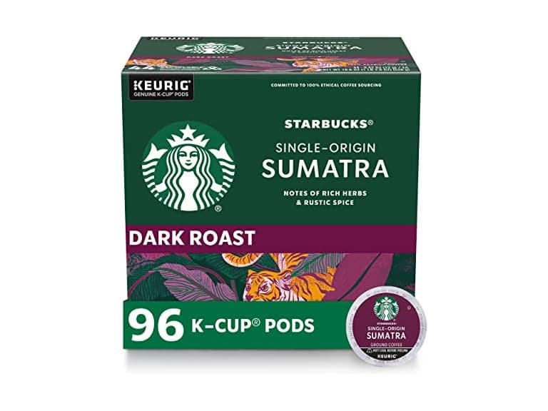96ct Starbucks K-Cup Coffee Pods, Dark Roast - Image 1
