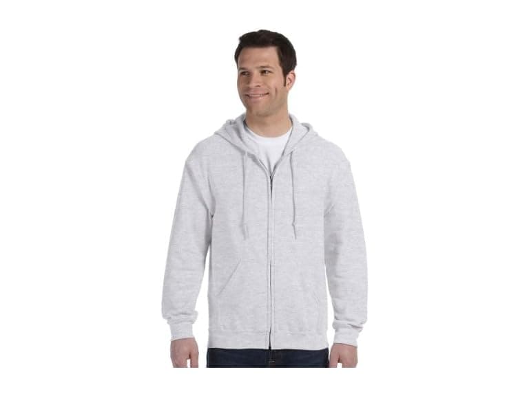 Gildan Men (M) Full Zip Hooded Sweatshirt - Image 1