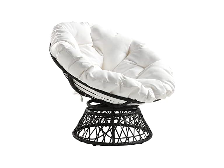 OSP Home Furnishings Wicker Papasan Chair - Image 1