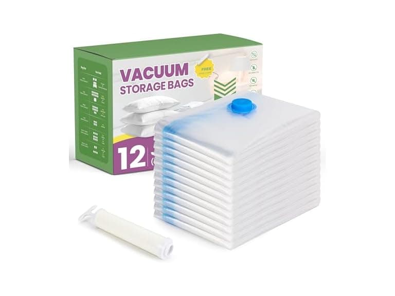 InfiniPower Vacuum Storage Bags Jumbo 12Pk - Image 1