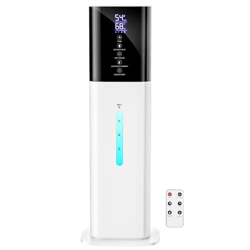 Humidifier Large Room Bedroom, 8L/2.1Gal Top Fill Cool Mist Humidifiers with Humidistat, 3-Speeds, 48H Runtime, Quiet Sleep Mode, Night Light, 12H Timer, 360° Nozzle & Aroma Diffuser for Baby, Plants - Image 1