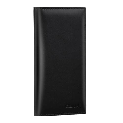 CASMONAL Premium Leather Checkbook Cover for Men and Women Checkbook Holder Wallet RFID Blocking - Image 1