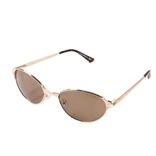 Vylenxio Retro Oval Sunglasses for Women Men, 90s Vintage Style, UV400 Lens