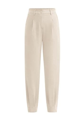 PRETTYGARDEN Womens Dress Pants Business Casual 2025 Trendy High Waisted Ankle Length Dressy Trousers Slacks Work Clothes (Light Khaki,X-Small) - Image 1