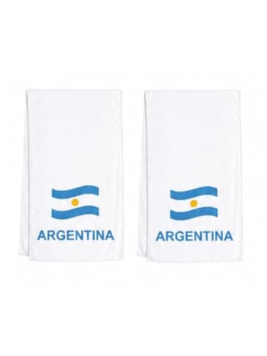 Cooling Towels for Neck and Face, 2-Pack Sports Cooling Towels for Hot Weather, World Cup 2026 Argentina, Microfiber Cooling Towel Instant Cool Ultra Soft Lightweight for Baseball Soccer Gym Yoga Golf