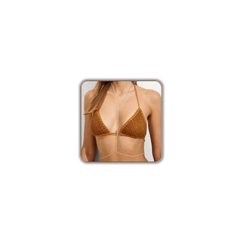 Sistble Body Chain Jewelry for Women, Bra Bikini Belly Waist Chain Layered Body Chains Summer Beacher Jewelry Gifts - Image 1