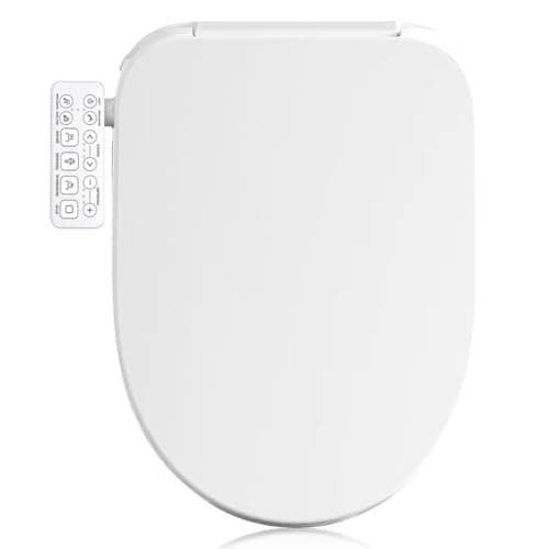 GAICOM Bidet Toilet Seat Elongated, Electric Smart Heated Toilet Seat, Instant Warm Water & Dryer, Multiple Cleaning Modes, Side Control, Self-Clean Nozzle, Quiet-Close, Easy Installation - Image 1