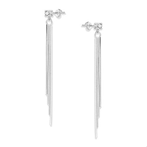 925 Sterling Silver Dangle Earrings for Women Tassel Threader Earring Long Dangling Sparkly Dangly Chain Chandelier Prom Elegant Dainty Dangle Earrings - Image 1