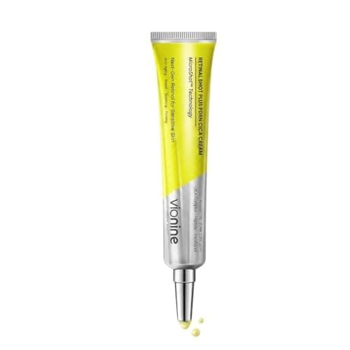 Vionine Korean Retinal Cica Cream for Sensitive Skin – 0.1% Retinal PDRN Niacinamide Peptides Centella, Barrier Repair Anti Aging Moisturizer 20 ml - Image 1
