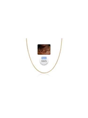 WishChic 18k Gold Plated Snake chain Necklace for Women, 1.5mm Cable Snake chain Necklace Thin & Dainty & Sturdy Perfect for Everyday Wear Special Occasions & Gifts, 16 Inches - Image 1