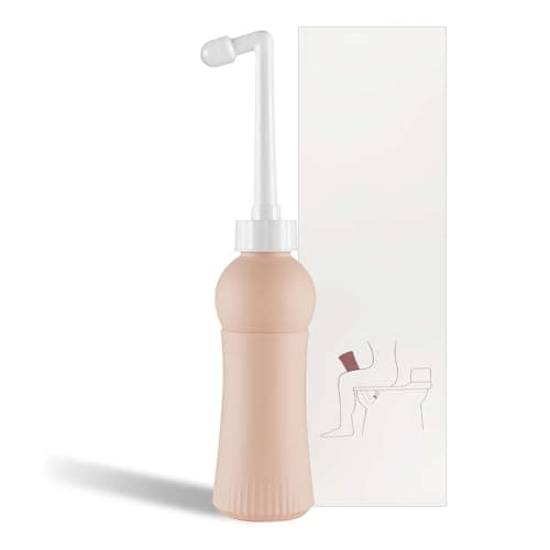 Portable Peri Bottle Postpartum Bidet for Personal Hygiene, 500ml (17.6oz) Large Capacity, Retractable Hose for Outdoor Travel & Toilet Use, Perineal Cleansing Recovery Care for Women - Image 1