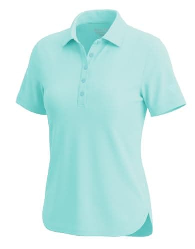 M MAELREG Womens Golf Shirt Short Sleeve Casual Lightweight Quick Dry Collared Tennis Polo Shirts for Women - Image 1