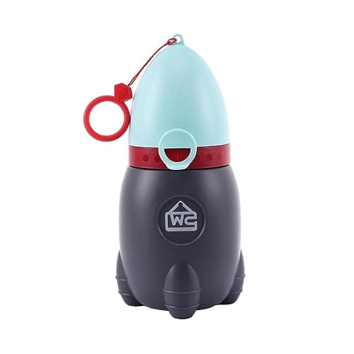 DIJIAMEIYA Portable Potty for Kids – Leak-Proof Rocket Travel Urinal for Boys & Girls, Lightweight Road Trip Essential for Car, Camping, Potty Training, Easy-Clean Reusable Pot(Quiet Blue) - Image 1