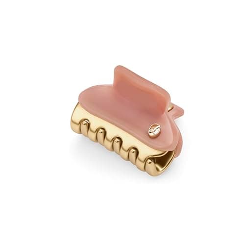 2026 Premium Durable Hair Claw Clip for Women, Original Italian Designed Strong Grip Hair Bang Clips for Thin Hair, No Slip Jaw Clips with Gift Box for Christmas Birthday Girls, 1.2" Pink Minimal - Image 1