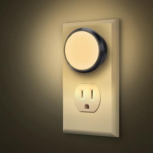 Night Lights Plug into Wall, Night Light with Dusk to Dawn Sensor, Soft White 3000K, Compact Plug in Nightlight for Kids, Adults, Bedroom, Bathroom, Hallway, 2-Pack - Image 1
