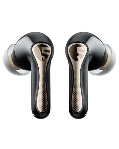 SoundPEATS Air5 Pro+ Wireless Earbuds, LDAC & aptX Lossless, xMEMS Warm Treble Hi-Res Audio, Hybrid Driver Earbuds with 10mm Composite Speaker, 55dB AI Adaptive ANC, Bluetooth 5.4, Weightless Comfort - Image 1