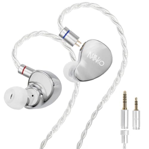 Hybrid In Ear Monitor IEM Earphones,Dual Chamber Tech,Powerful Deep Bass