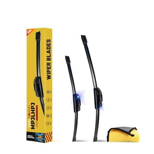 24" + 18" Windshield Wiper Blades (Set of 2), OEM Quality All-Season windshield wipers, Fits Chevrolet Equinox2018-2024 & Nissan Frontier 2005-2025, U/J Hook - Image 1