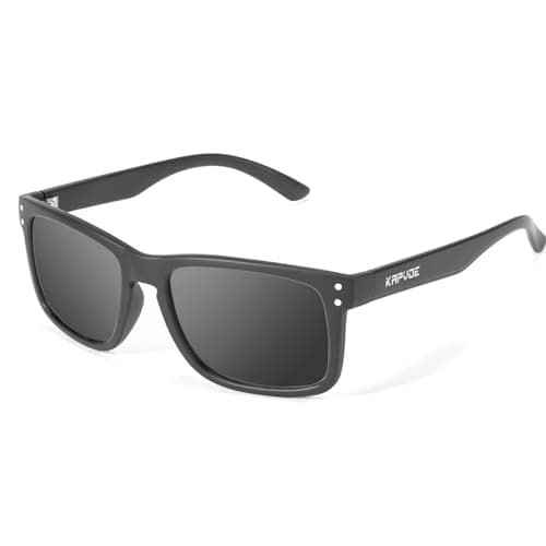 KAPVOE Fashion Sport Polarized Sunglasses Men Women UV400 Protection Ideal for Driving Cycling Fishing Beach Golf Baseball Running Silver - Image 1