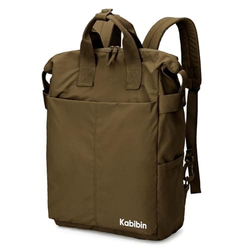 Kabibin Backpack for Women Men, Ultra Lightweight Waterproof Carry-On Daypack with 15.6in Laptop Compartment for College Travel Work - Image 1
