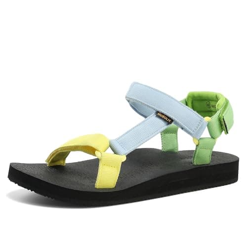 Muboliy Women's Sandals Casual Summer Water Sandals with Arch Support Yoga Mat Insole Outdoor Wadable Sandals - Image 1
