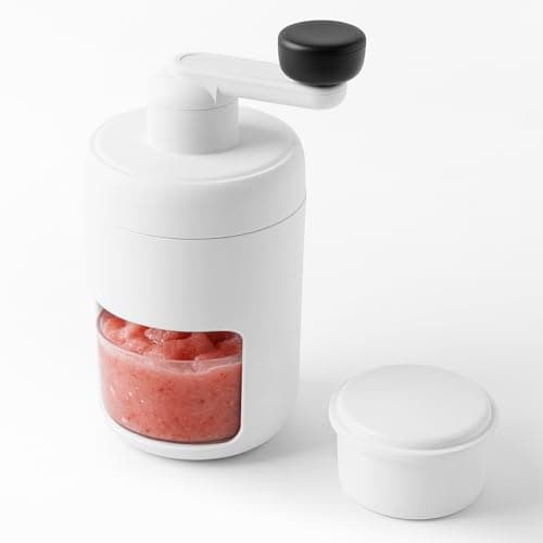 Shaved Ice Maker, Ice Shaver Slushie Machine, Snowcone Maker for Kids Birthday Party, House Warming Gifts New Home, Kitchen Gift Ideas, White - Image 1