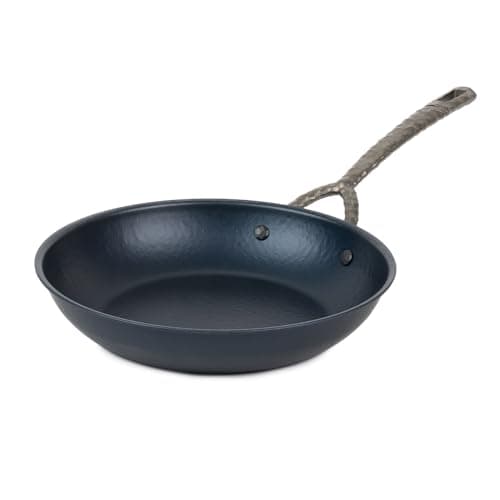 Alva Artist 11 Inch Carbon Steel Frying Pan, Pre-Seasoned Hand-Forged Skillet, Naturally Nonstick, No PTFE, PFOA or PFAS, Induction and Oven Safe Chef Pan for Steak, Eggs, Searing and Sautéing - Image 1