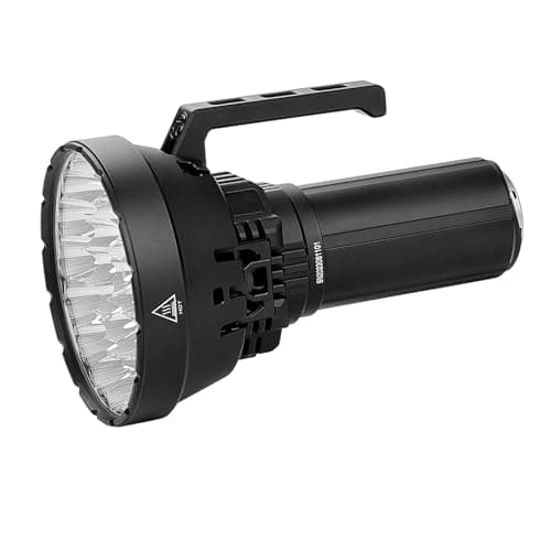 IMALENT MS32 Rechargeable LED Flashlight 200,000 Lumens, High Lumen Output with Powerful Illumination, Long Range 1618M, Bright Outdoor Flashlight for Camping, Emergency, Search Use (Warm Light) - Image 1