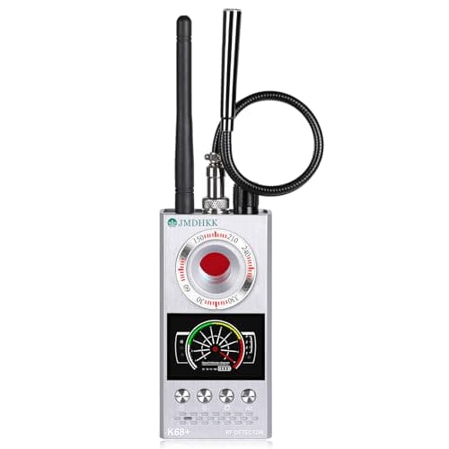 JMDHKK Hidden Camera Detector & Bug Detector – Magnetic Tracker & Wireless Signal Finder for Home, Office, Hotel, Car – Advanced Privacy Protection for Travel & Security(Silver - Image 1