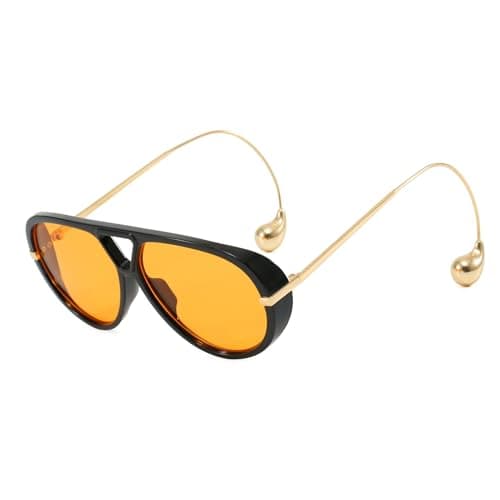 BOBUXLIIN Oversized Womens Aviator Sunglasses Retro Big Large Sunglasses for Women UV Protection Trendy Ladies Shades 2025 - Image 1