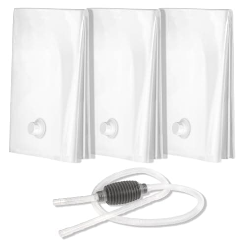 3 Pack 40 Gallon Water Storage Bladder, Heavy Duty Food-Grade Plastic Bag, BPA-Free, Foldable and Resuable. Ideal for Emergency Water Bank, Camping, Gardening & Agricultural Irrigation - Image 1