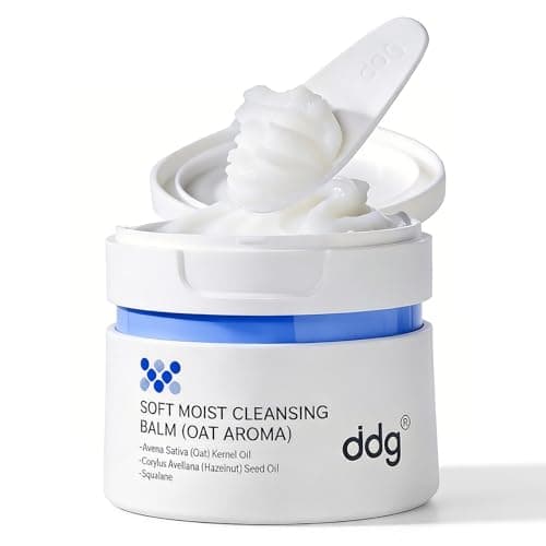 ddg Soft Moist Cleansing Balm,Makeup Remover Balm for Sensitive Skin,Eye Makeup Remover & Facial Cleanser for Waterproof Makeup Removal,Oil Based Balm,Nourishing & Hydrating,3.38 fl oz/100ml - Image 1