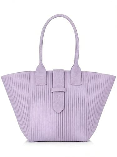Tote Bag for Women, Hobo Handbags, Shoulder Purse for Everyday, Work, Travel, Shopping (Purple) - Image 1