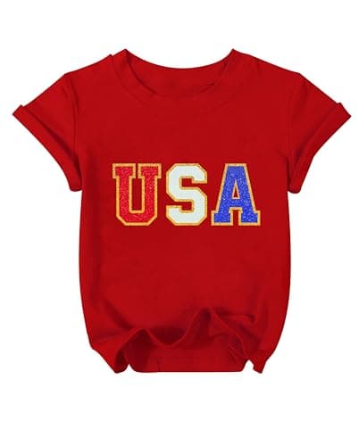 Kids 250 Anniversary USA Shirts 250 Year American Flag Tshirt Boys Girls Patriotic Tee 4th of July Shirt Tops - Image 1