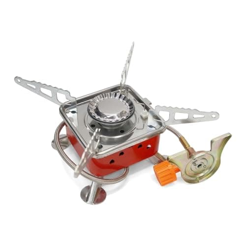 CHKAFEISTAR Portable Camping Stove: Windproof & Piezo Ignition - Image 1