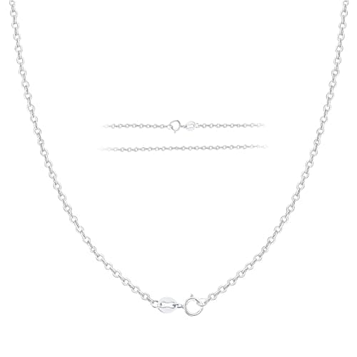 YBNGSMK Luxury 925 Sterling Silver Necklace, Forged from Solid Premium Silver, High-Polish Finish, Durable Lasting Shine for Daily & Formal Occasions - Image 1