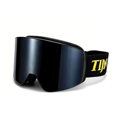 TIJN Ski Snowboard Goggles, Anti-Fog UV400 OTG Snow Goggles for Men Women Youth with 2 Magnetic Interchangeable Lenses, Ouroboros - Image 1