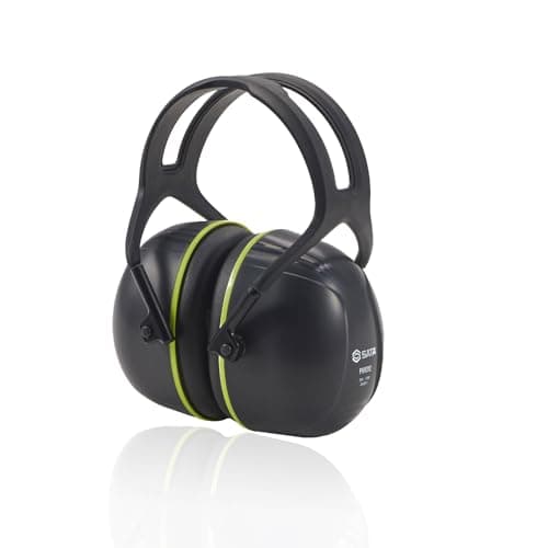 SATA Hearing Protection Ear Muffs, NRR 35 dB High Noise Reduction Ear Muffs, SNR 37dB Adjustable Safety Hearing Protector for Gun Shooters, Construction, Mowing - Image 1