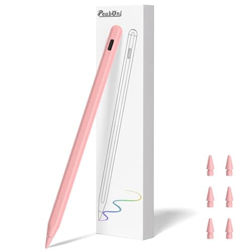 Stylus Pen for iPad, Magnetic Wireless Charging & USB C Fast Charge Pencil Compatible with Apple iPad (A16)11/10/9/8/7/6th Generation, Pro 13"/12.9"/11", Air M3/M2/5/4/3, Mini (A17 Pro)7/6/5 Gen Pink - Image 1