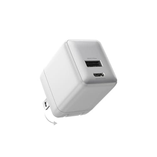 wegear USB C Fast Charging Charger, 30W Dual-Port GaN Nano Charger with Foldable Plug for iPhone 16/15 Series, iPad, Galaxy S24 Ultra and More Series, (White, 1 Pack) - Image 1